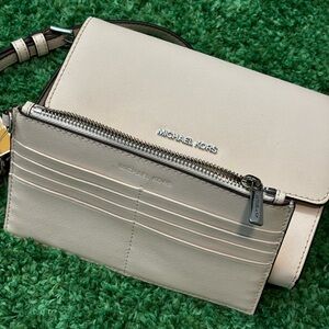 Michael Kors Crossbody Bag + Wallet Set